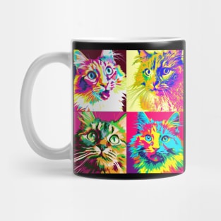 Ragamuffin Pop Art - Cat Lover Gift Mug